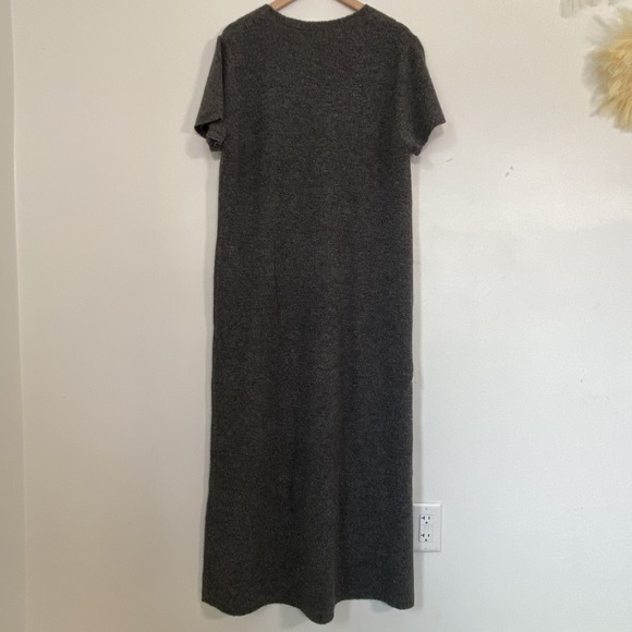 Vintage J Jill Womens Wool Blend Maxi Dress Size XL Modest Neutral Minimalist - Picture 4 of 10